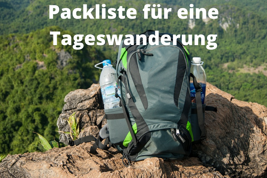 Packliste für eine Tageswanderungen (1)